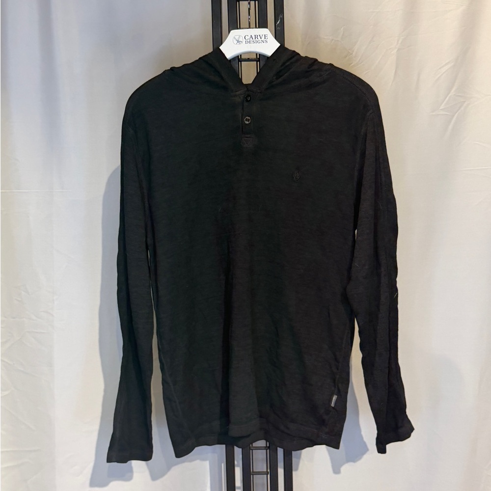 Volcom Charcoal Men's Long‎ Sleeve Hoodie